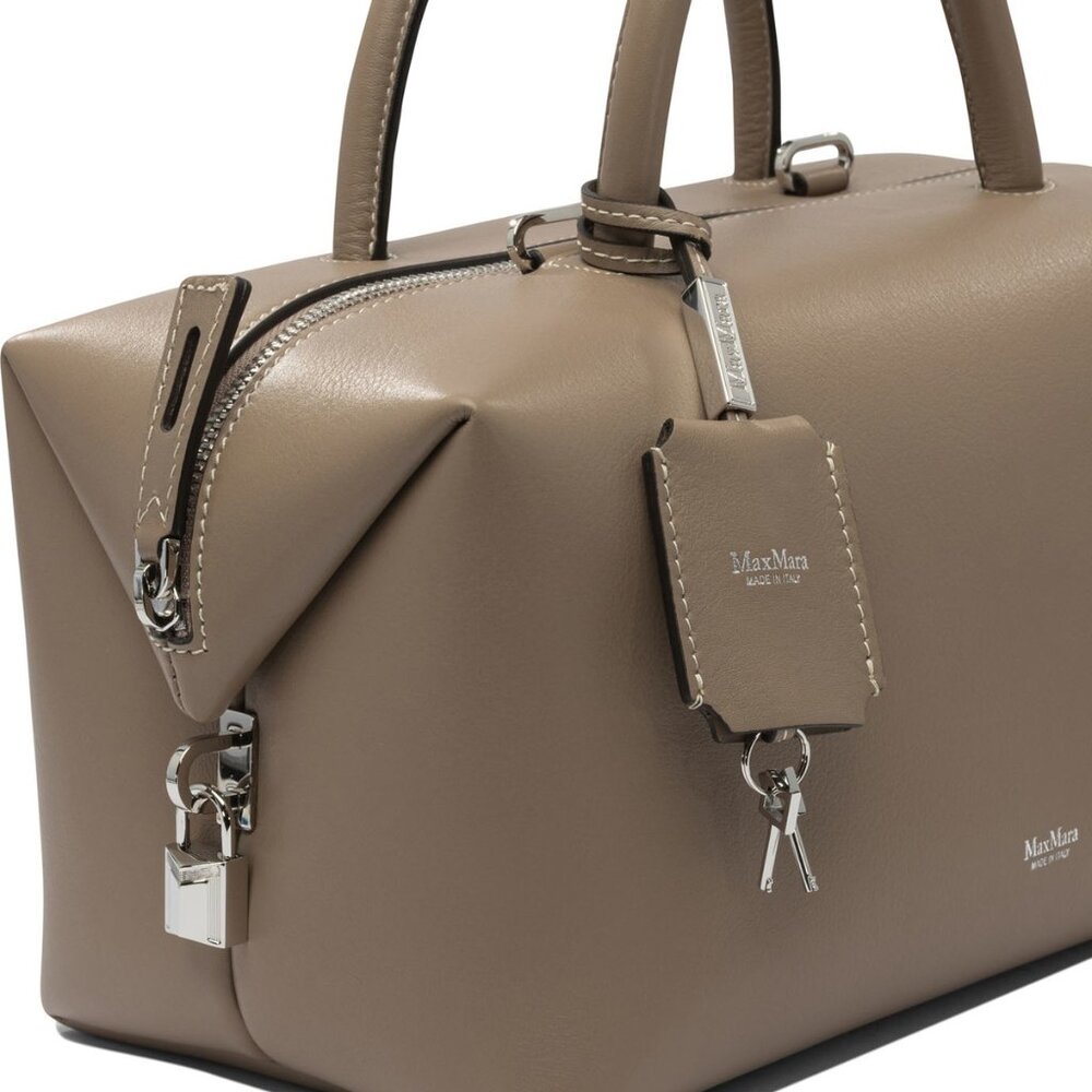Max Mara Medium natural leather bowler bag - Picture 2 of 16